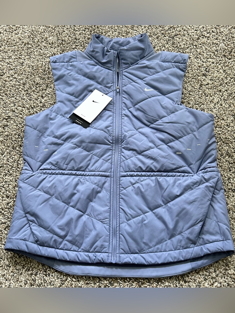 Nike Swift Therma-Fit Running Vest Womens Size Small World Indigo HV2655-499